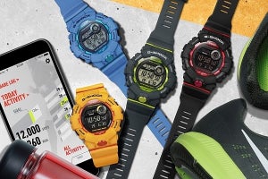 G-SHOCKとBABY-G、スポーツ機能たっぷりでスマホ連携する新モデル