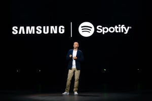 Samsung、スマート音楽スピーカー発表、音楽サービスでSpotifyと提携