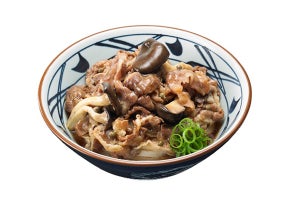 丸亀製麺、「牛肉ひらたけしぐれ煮ぶっかけ」を発売