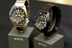 ソニーとセイコーウオッチがコラボ、スマートウオッチ「wena」特別モデル