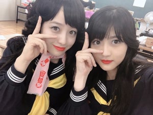 橋本環奈＆乃木坂46若月佑美の“マネキンポーズ”にファン悶絶