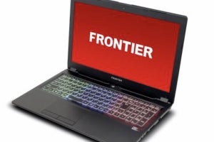 FRONTIER、GeForce GTX 1070搭載の15.6型ゲーミングノート