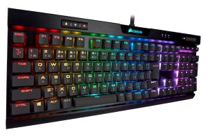 CORSAIR、Cherry MXのロープロファイルRGBスイッチ採用キーボード