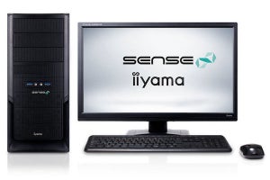 iiyama PC、10万円を切る音楽制作向けミドルタワーPC