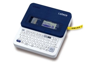 カシオ、無駄を減らして使い勝手を高めたラベルライター「Lateco」