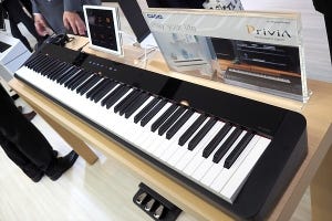 カシオからスリムな電子ピアノ、新「Privia」 - 音にも弾き心地にもこだわり