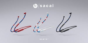 Beatsとsacaiのコラボモデル、ビーズを組み合わせて楽しめる