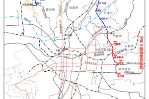 大阪モノレール門真市～瓜生堂(仮称)間延伸、国交省から特許取得