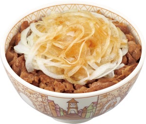 すき家、「和風オニサラ牛丼」発売 - 玉ねぎのシャキシャキ食感が楽しめる