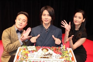 山下智久、サプライズバースデーに照れる「恥ずかしいよ～」 