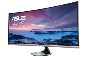 ASUS、Qi対応の充電ステーションを備えた37.5型湾曲ディスプレイ