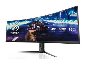 ASUS、表面曲率1,800R・アスペクト比32:9の49型液晶ディスプレイ