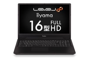 iiyama PC、GeForce RTX 2060搭載の16.1型ゲーミングノートPC