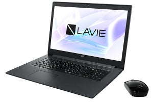 NEC、「LAVIE」にシリーズ初の17.3型液晶モデルを追加