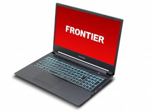 FRONTIER、Core i7-9750HとGeForce RTX 2060を搭載したゲーミングノート