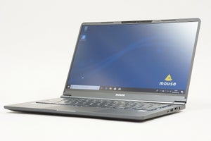 マウス渾身の軽量14型ノート「m-Book X400」、ファーストインプレッション