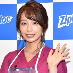 宇垣美里、シースルーエプロン姿で調理実演　料理は｢無心になれるので好き｣