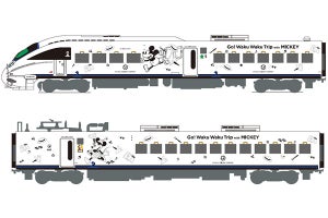 JR九州885系もミッキーマウス特別デザイン! 「かもめ」などで運行