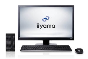 iiyama PC、Ryzen APUを搭載する1.92リットルサイズのコンパクトPC