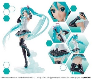 業界に衝撃を与えたバンダイの新プラモ第2弾は初音ミク、長い髪をグラデ色で再現