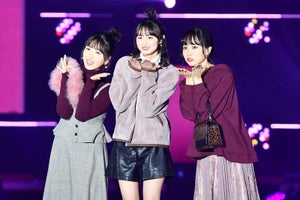 乃木坂46遠藤さくら、美脚で魅了! 賀喜遥香＆筒井あやめと投げキッスも