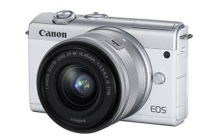 キヤノン、重さ約299gの小型ミラーレス「EOS M200」 - 限定色ゴールドも