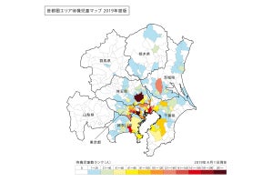 「首都圏エリア待機児童マップ2019年度版」が公開 - 都内の待機ゼロ区は?