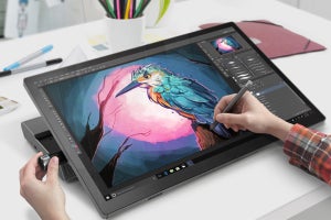 レノボ、アプリ操作用ダイヤルを備えた27型液晶一体型デスクトップPC