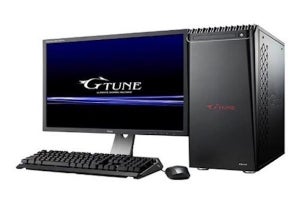 G-Tune、PCIe 4.0対応で1TB SSDを搭載したミドルタワー型ゲーミングPC