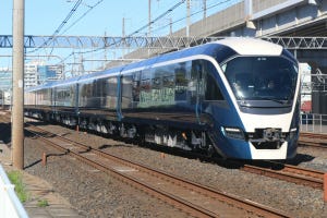 JR東日本E261系「サフィール踊り子」新型車両が試運転、都内を走行