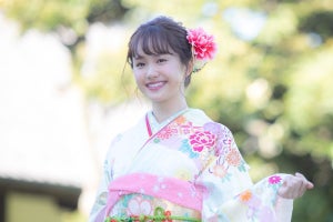 『リュウソウジャー』尾碕真花、2019年は「始」晴れ着撮影会に初参加