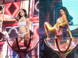 香川沙耶、“10頭身”の美ボディで魅了! バーレスクショー開催