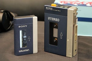 【ポタフェス2019 冬】初代ウォークマンがソニーブースに登場! 幻の試作機も