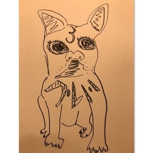 草なぎ剛、“画伯”ぶり炸裂! 愛犬クルミの絵が「インパクト大」と話題