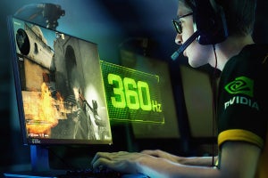 リフレッシュレート360Hz！ NVIDIAが「eスポーツ向け」ディスプレイ