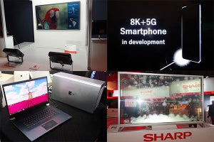 シャープが8Kカメラ搭載5Gスマホ開発発表、dynabook 8K編集ソリューションも - CES 2020