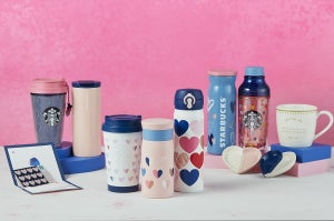 スタバ「バレンタイン限定グッズ」を発売! 乙女心をくすぐるデザインに