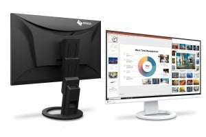 EIZO、スタンド機能が充実した省スペース設計の27型WQHD液晶