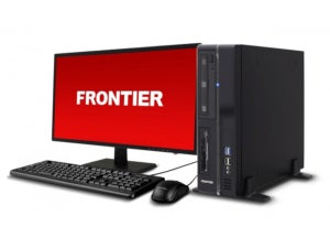 FRONTIER、縦置き/横置き対応でベイ数が抱負なスリムデスクトップPC