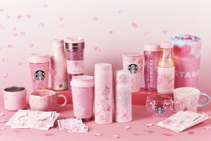 スタバにひと足早い"春"がやってくる! 限定グッズ「SAKURAシリーズ」を発売