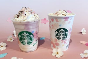 スタバ新作「さくらフラペ」を実食! ぷるぷるな"ミルクプリン"がクセになる