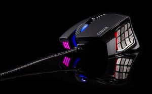 CORSAIR、最大解像度18,000dpi＋ボタン数17のゲーミングマウス