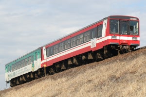 鹿島臨海鉄道、大洗鹿島線開業35周年で記念事業 - 駅・列車装飾も