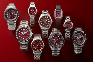 シチズン、情熱の赤で彩った「CITIZEN JOUNETSU COLLECTION」