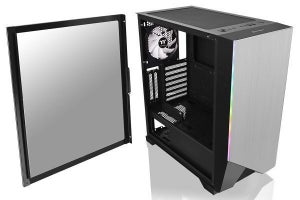 Thermaltake、ダイヤモンドカット前面パネルのミドルタワーケース