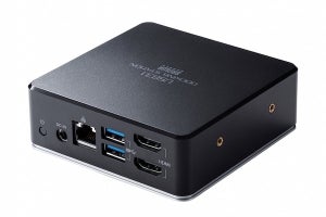 サンワサプライ、VESAマウント対応のUSB 3.1 Type-C接続ドック