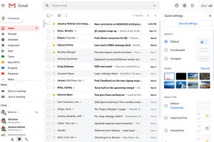 Gmailにクイック設定、変更を確認しながらUIやレイアウトを簡単設定