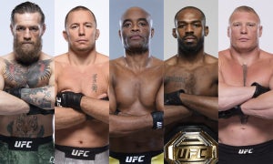 UFCのスーパースターたちの名勝負を5カ月連続で放送!