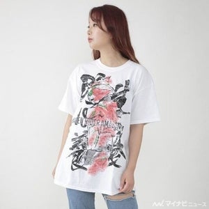 『仮面ライダーアマゾンズ』ワイルドなアマゾンアルファの墨絵風Tシャツが登場