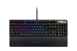 ASUS、Aura Sync対応の高耐久メカニカルゲーミングキーボード「TUF Gaming K3」